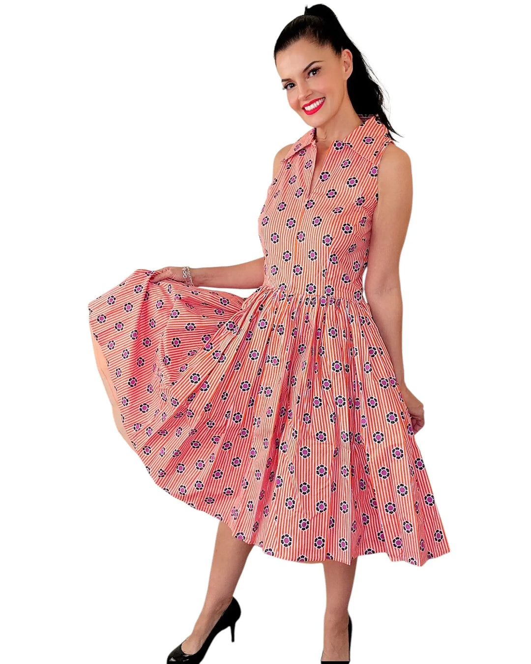 Deanna Dress in Wallflower Print Bernie Dexter