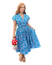 Joni Dress in Red Dot Floral