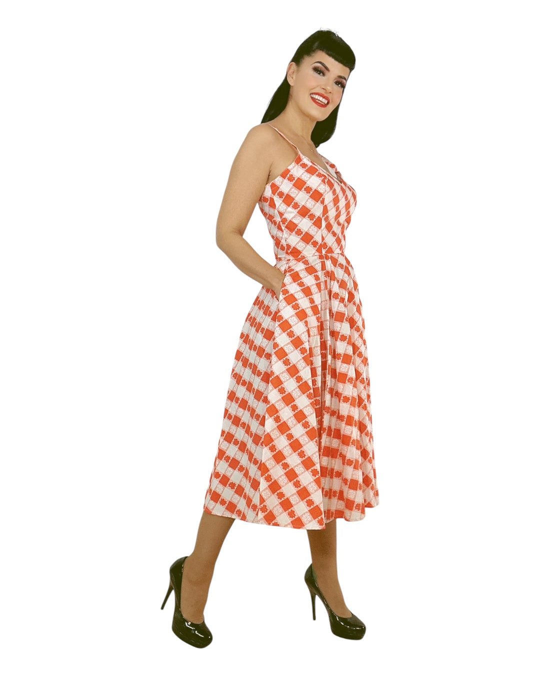 Gail Dress in Picnic Print