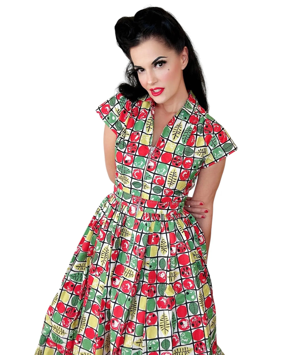 Joni Dress in Fruit Salad