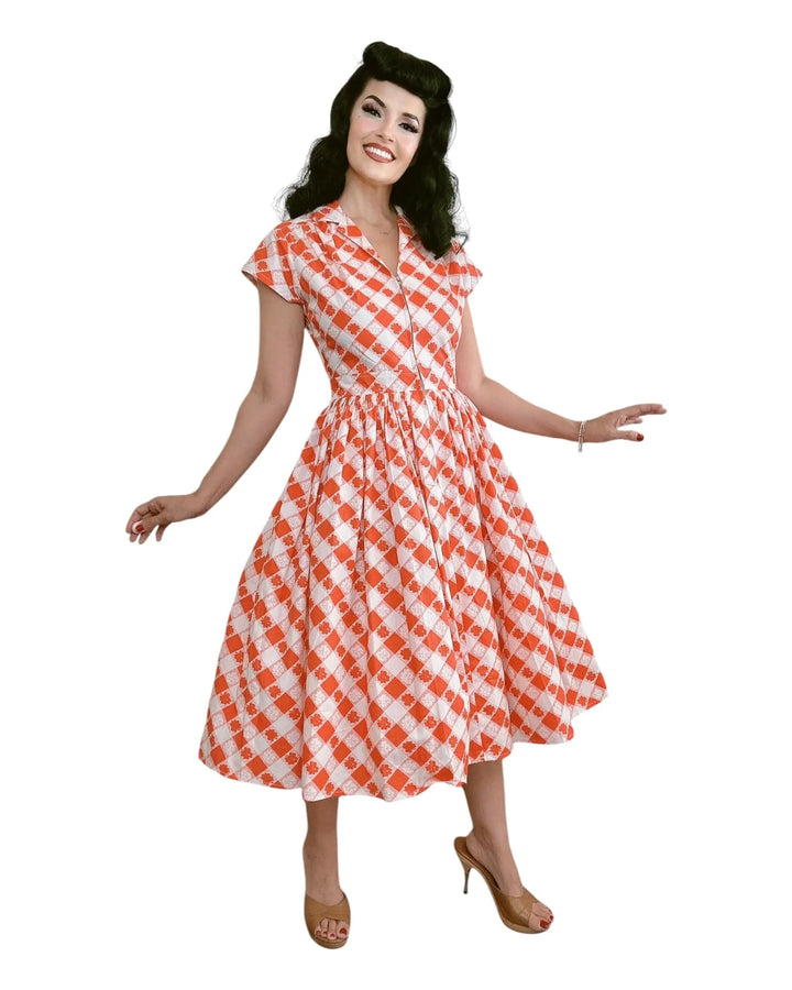 Joni Dress in Picnic Print