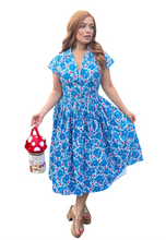 Joni Dress in Red Dot Floral