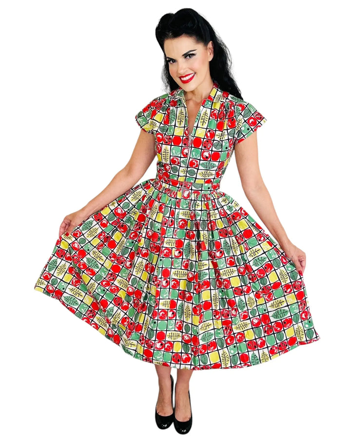 Joni Dress in Fruit Salad