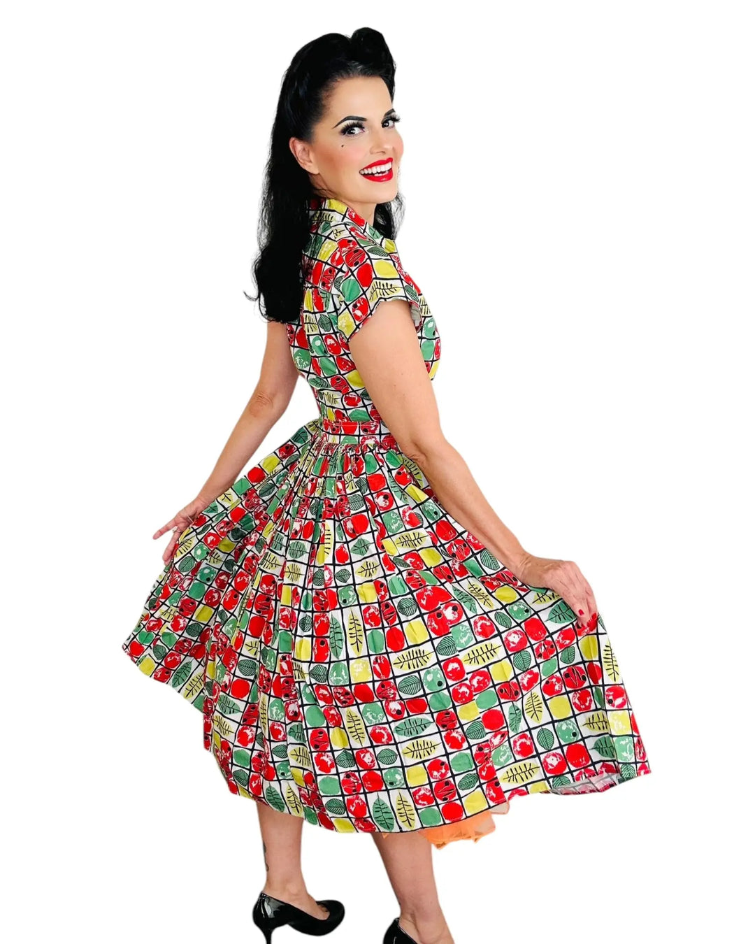 Joni Dress in Fruit Salad