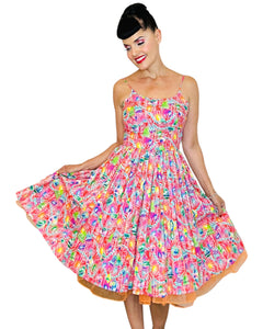 Gwen Dress in City Sidewalks Print