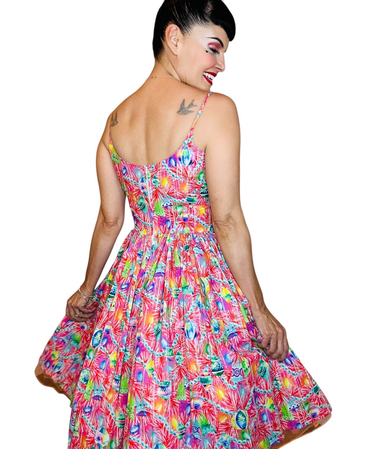 Gwen Dress in City Sidewalks Print