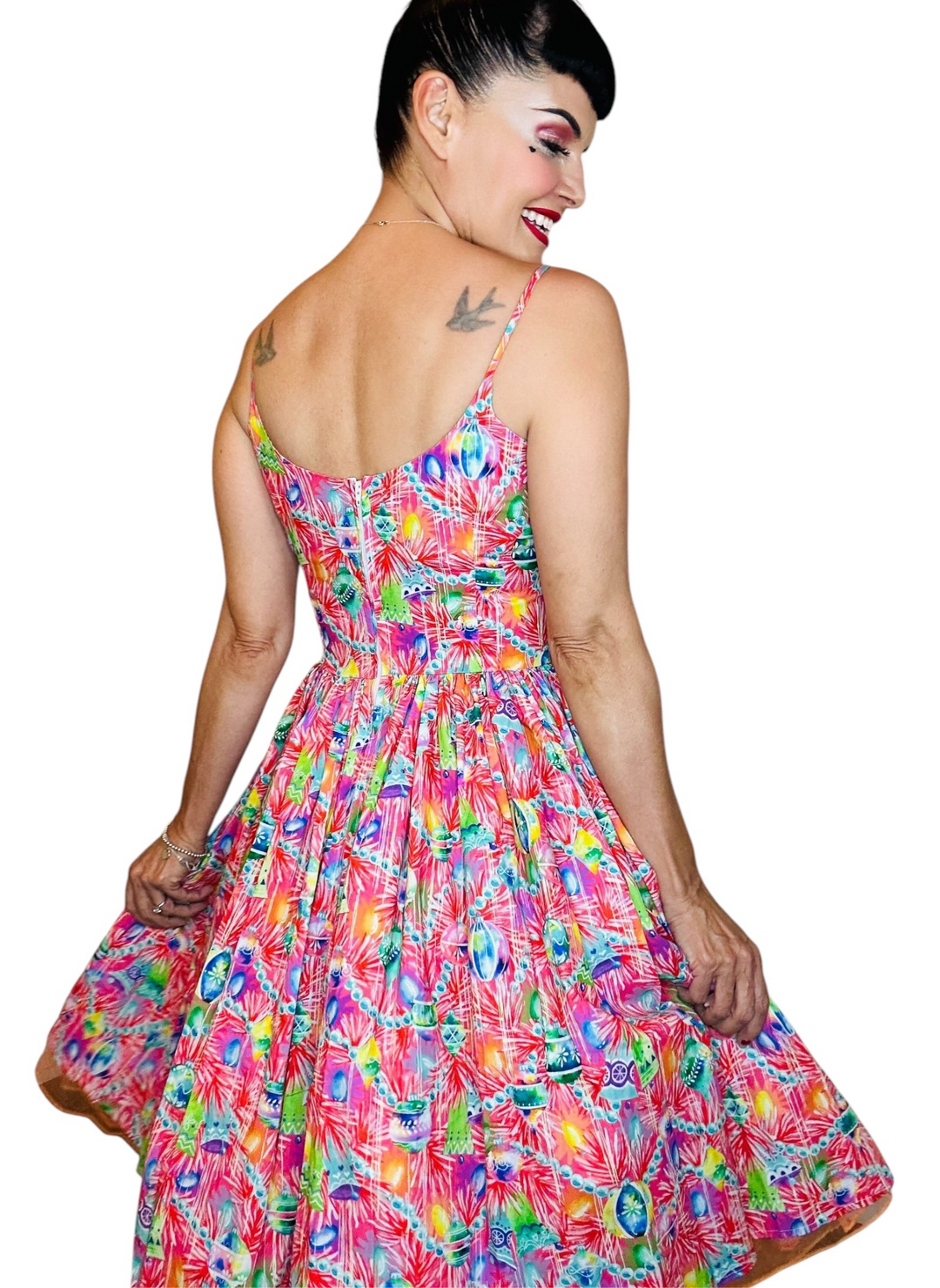 Gwen Dress in City Sidewalks Print