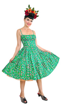 TammieW Dress in Green Folklorico Print