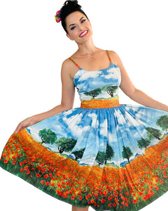 Gwen Dress in Poppy Field