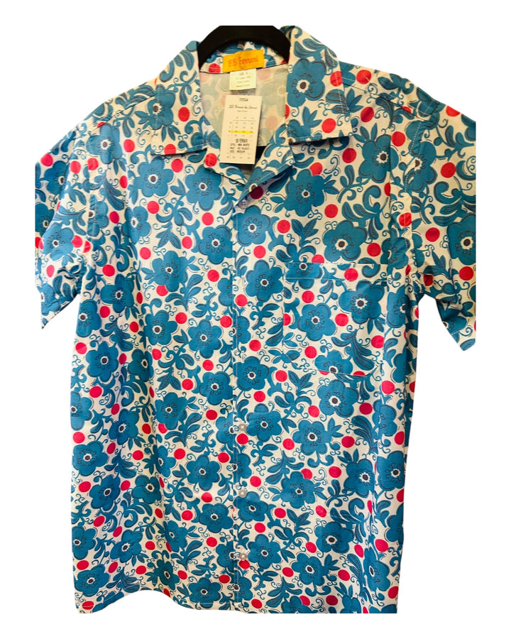 Men’s shirt in Red Dot Floral