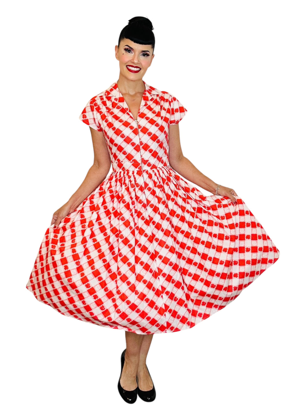 Joni Dress in Picnic Print