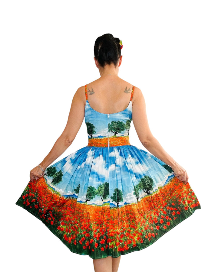 Gwen Dress in Poppy Field