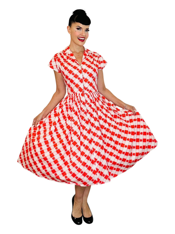 Joni Dress in Picnic Print