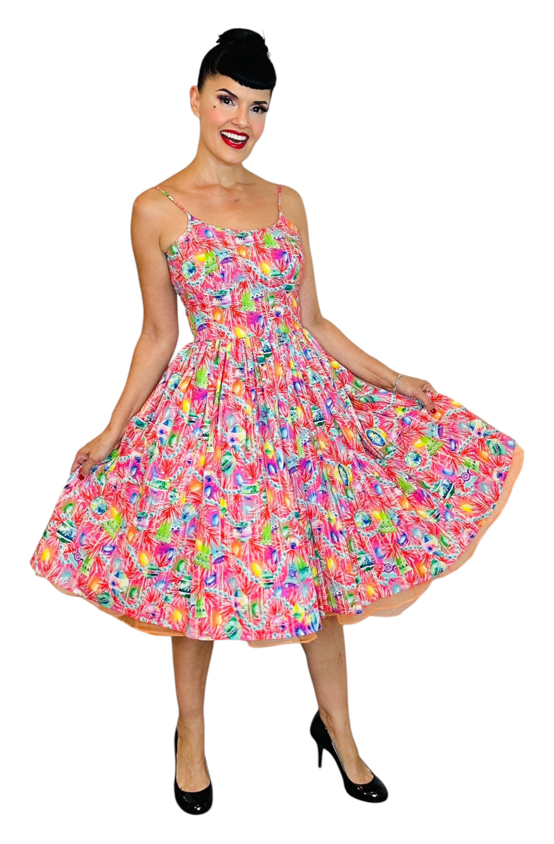 Gwen Dress in City Sidewalks Print