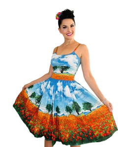 Gwen Dress in Poppy Field