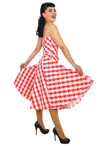 Gail Dress in Picnic Print