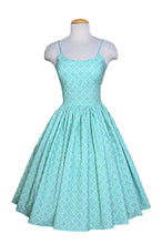 Gwen Dress in Pastel Retro Green