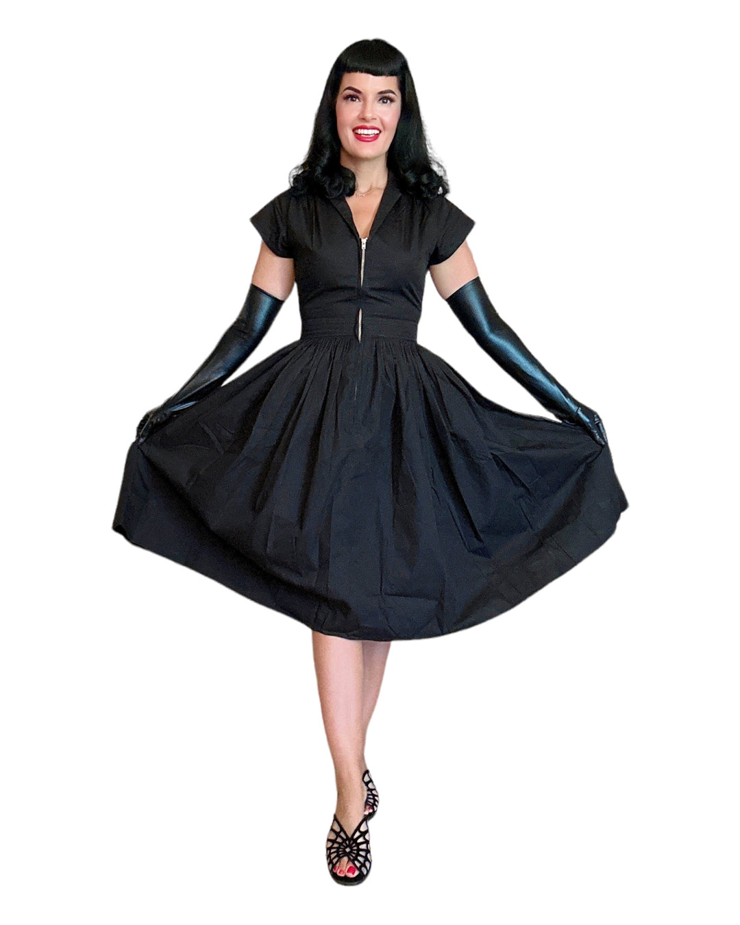 Joni Dress Black Kat