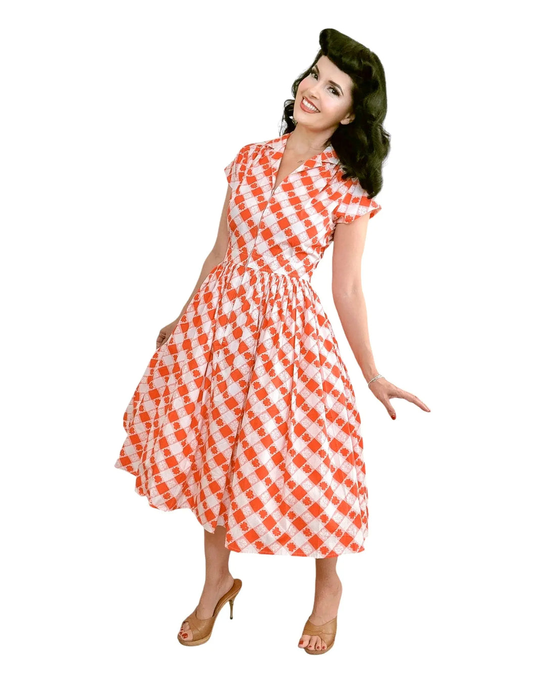 Joni Dress in Picnic Print