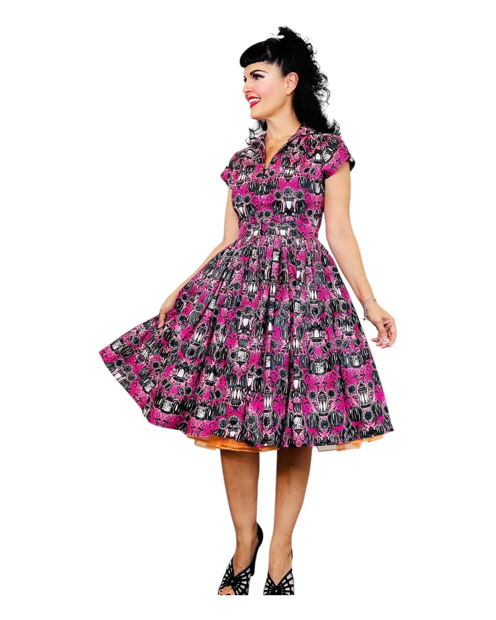 Lylian Dress in Strawberry Patch by popular Bernie Dexter