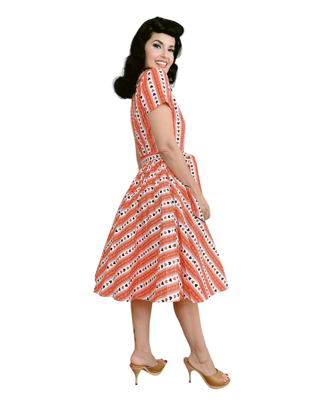 Sabrina Dress in Queen of Hearts