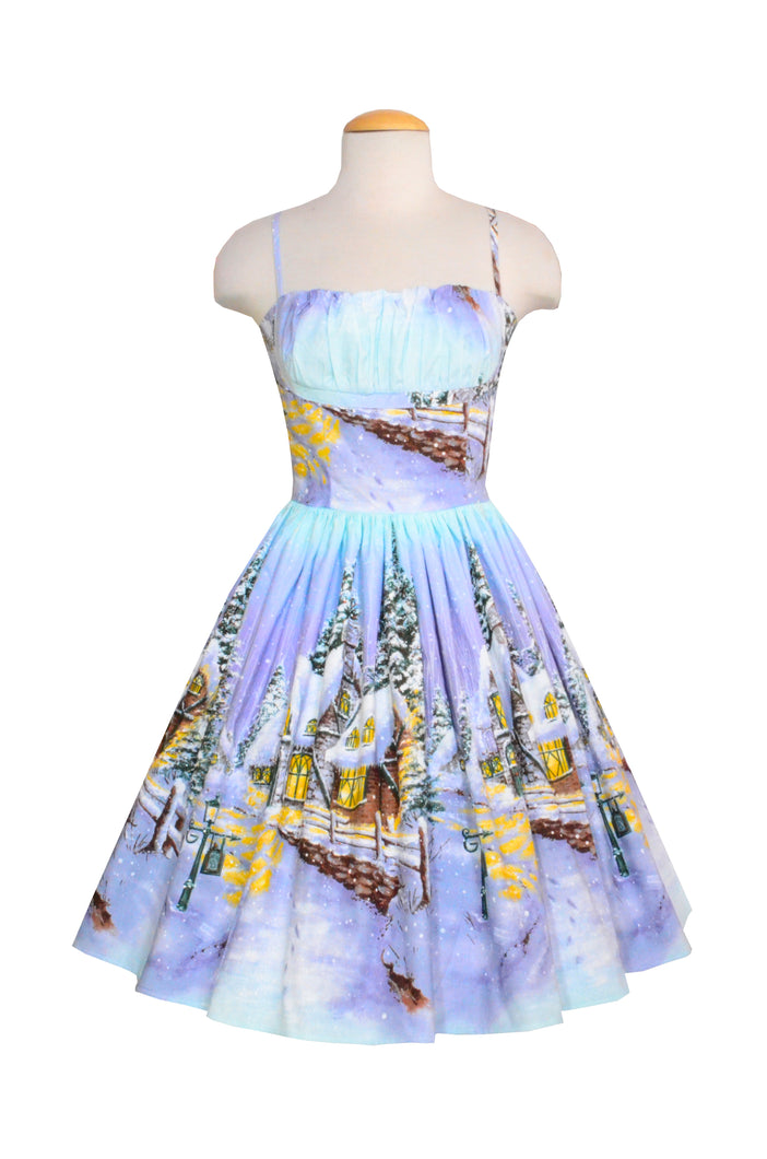 TammieW Dress in Winter Wonderland Print