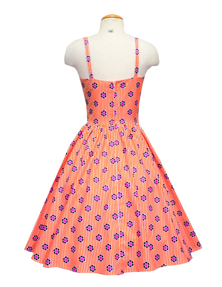 Gail Dress Wallflower Print