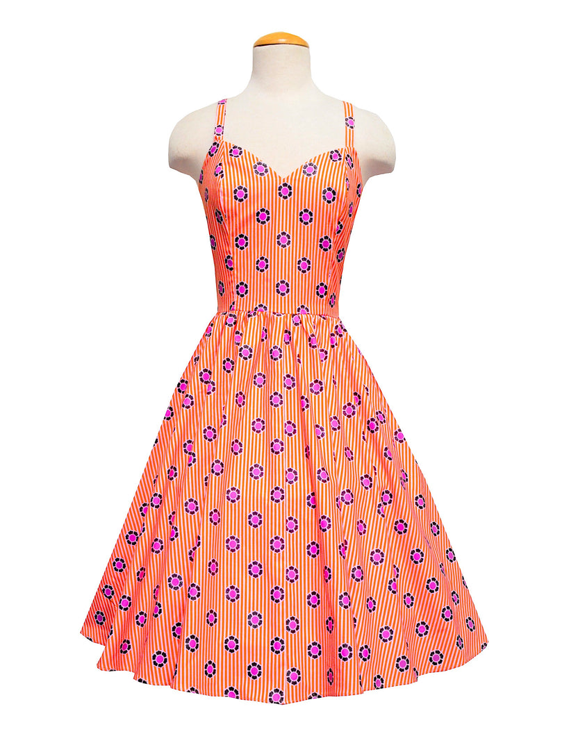 Gail Dress Wallflower Print