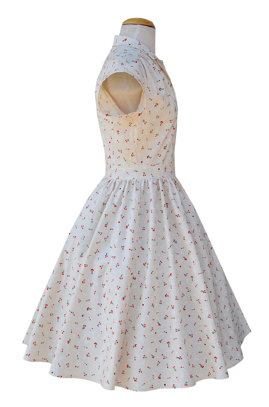 Joni Dress in Ladybug & Cherries