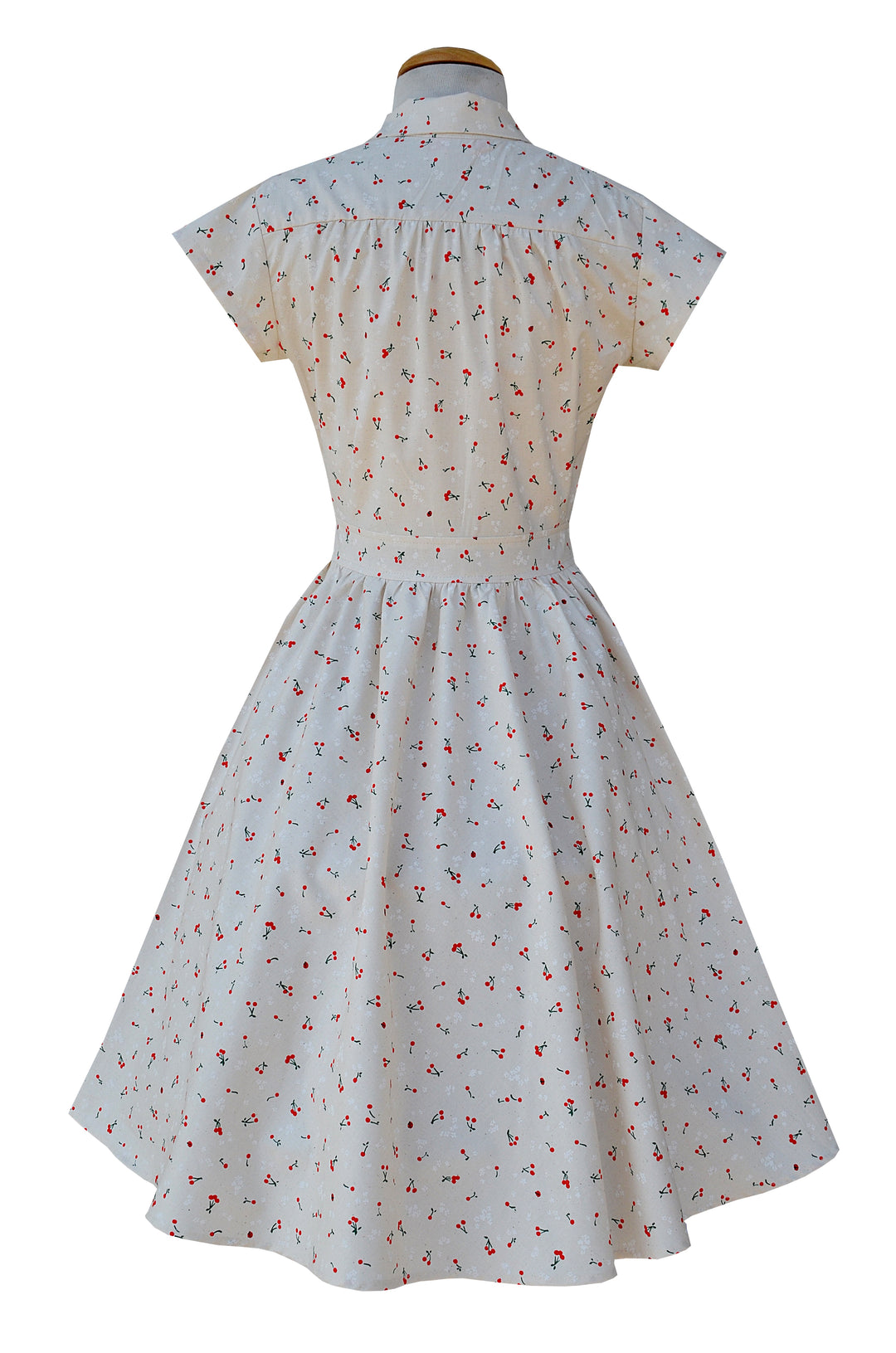 Joni Dress in Ladybug & Cherries