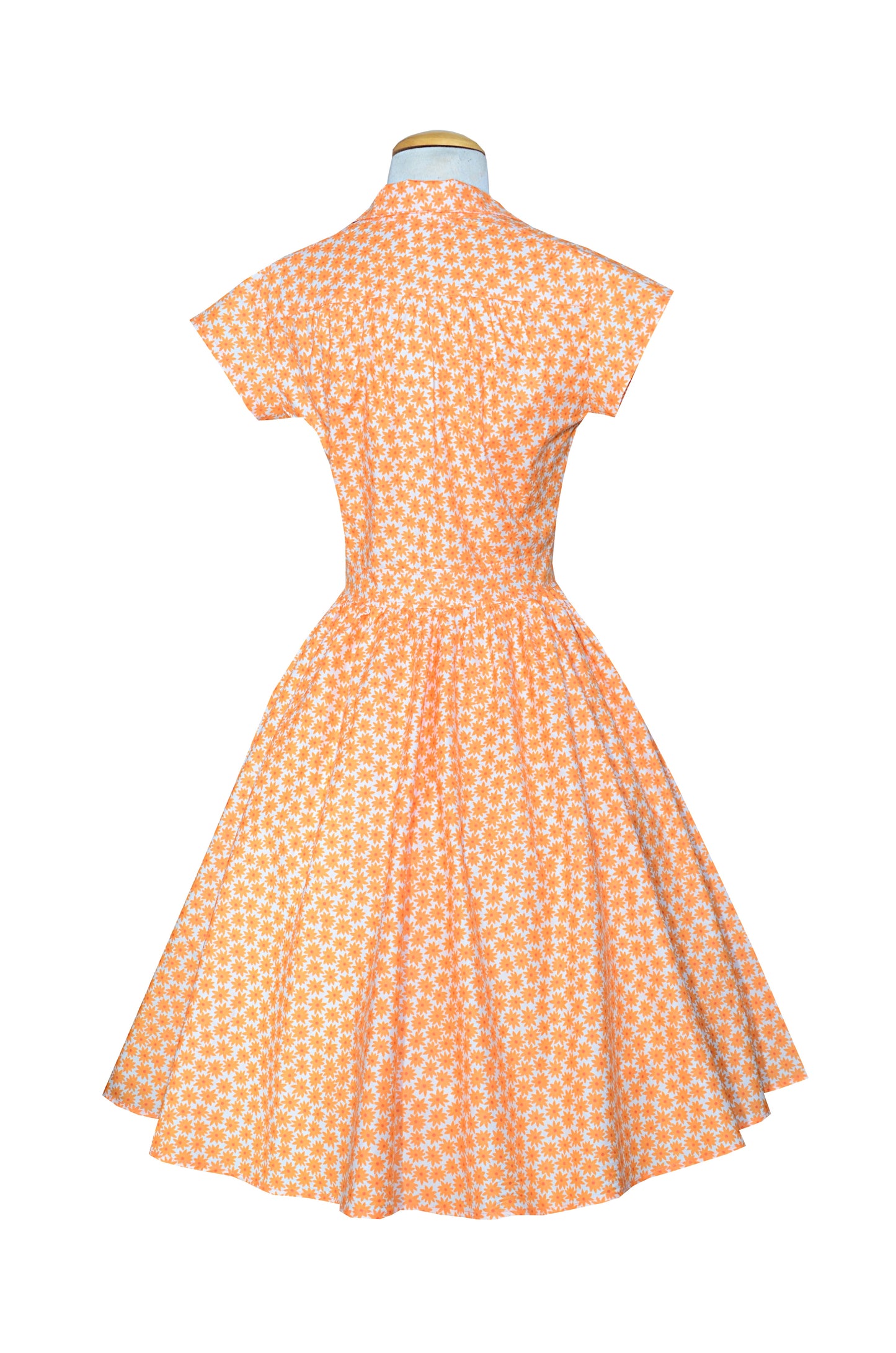 Joni Dress in Tangerine Dream Ditsy Floral