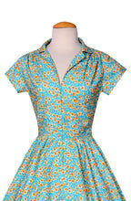 Joni Dress in Golden Poppy Print