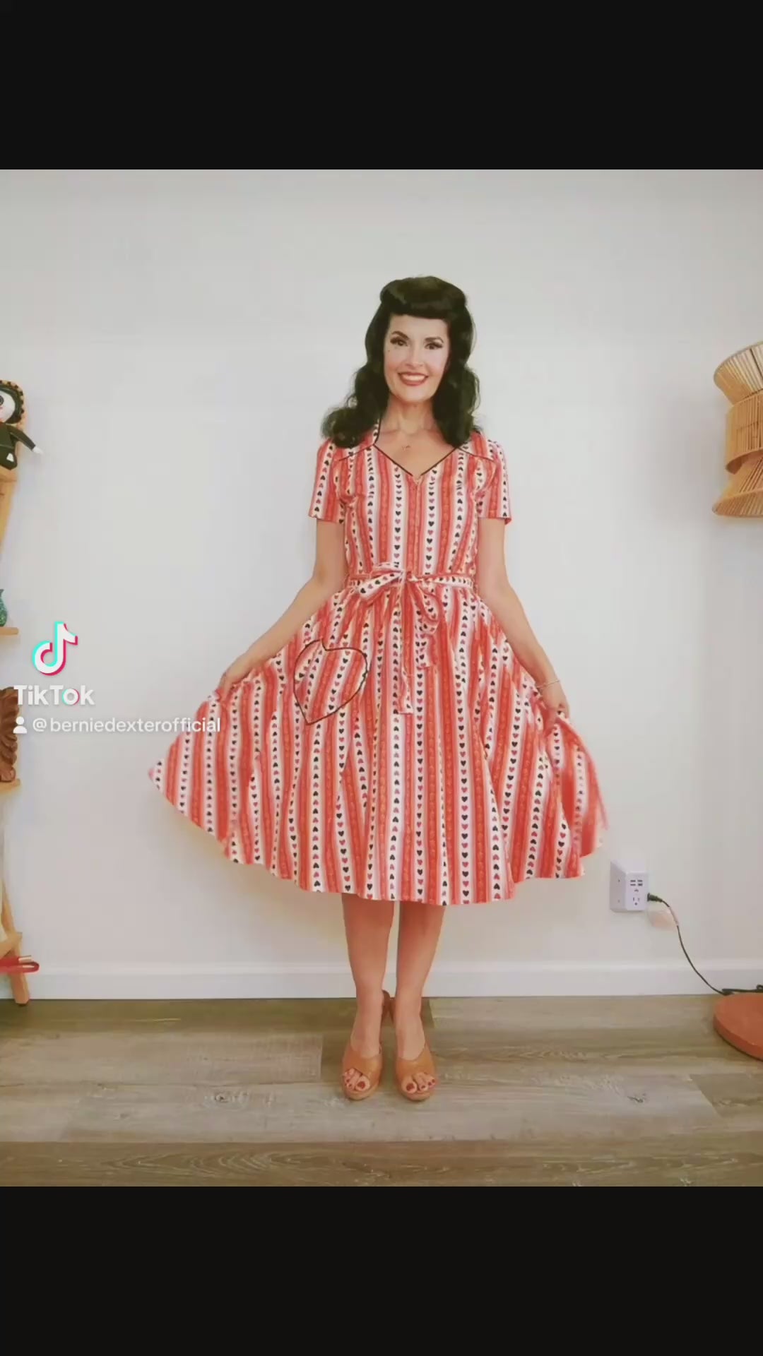 Sabrina Dress in Queen of Hearts