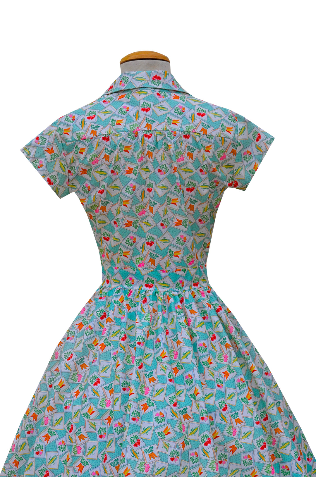 Joni Dress in Veggie Patch Print