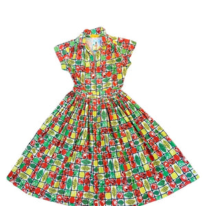 Joni Dress in Fruit Salad